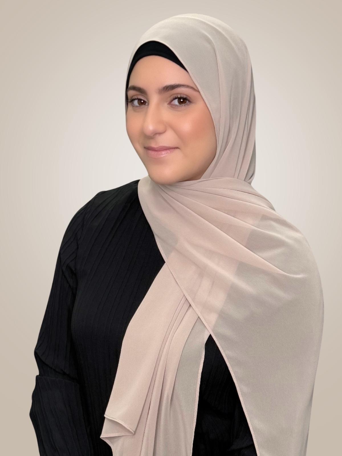 Modish Girl Luxury Chiffon Hijab-Oat