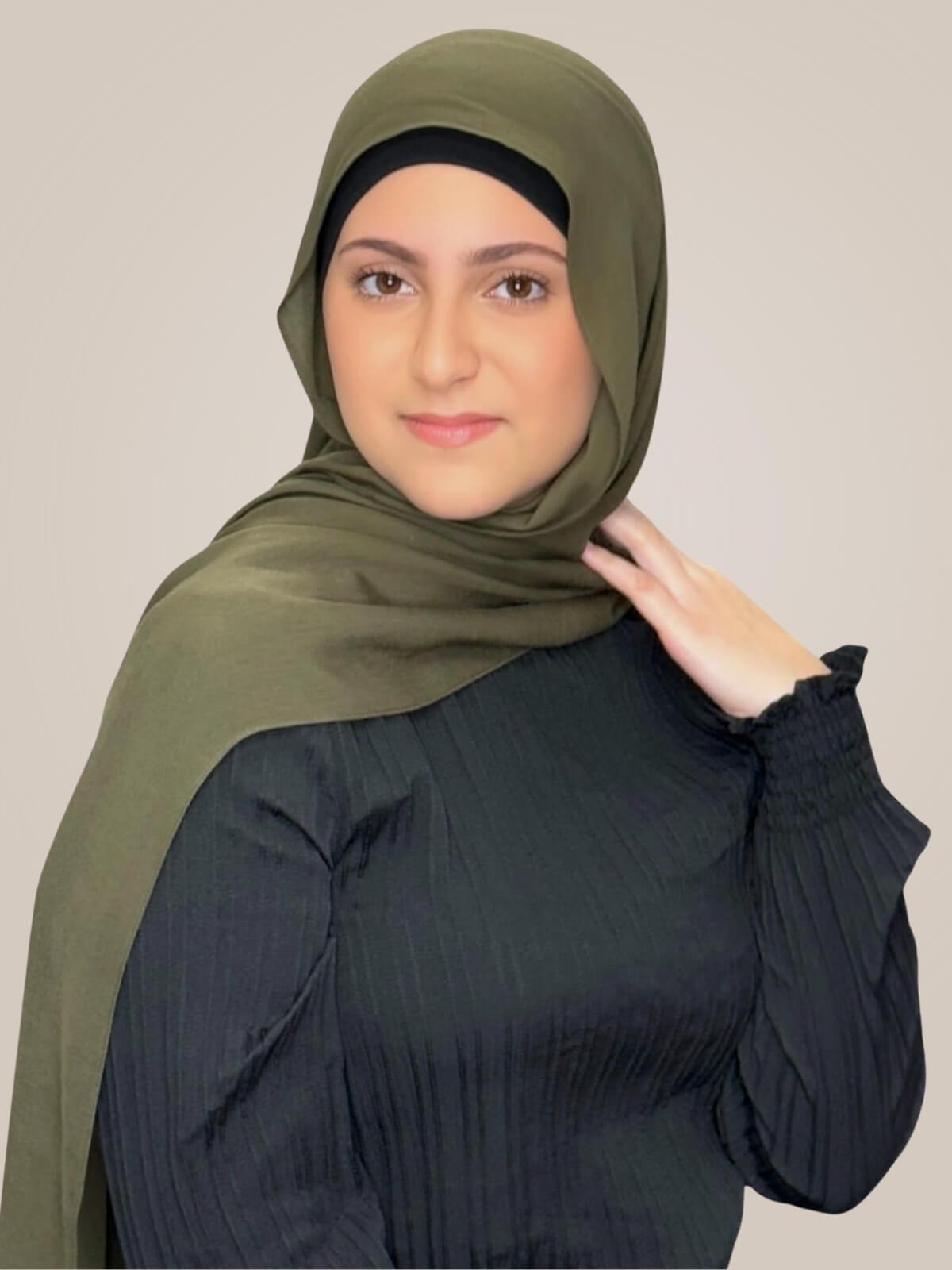 Modish Girl Cotton Modal Hijab-Sunlit Sage