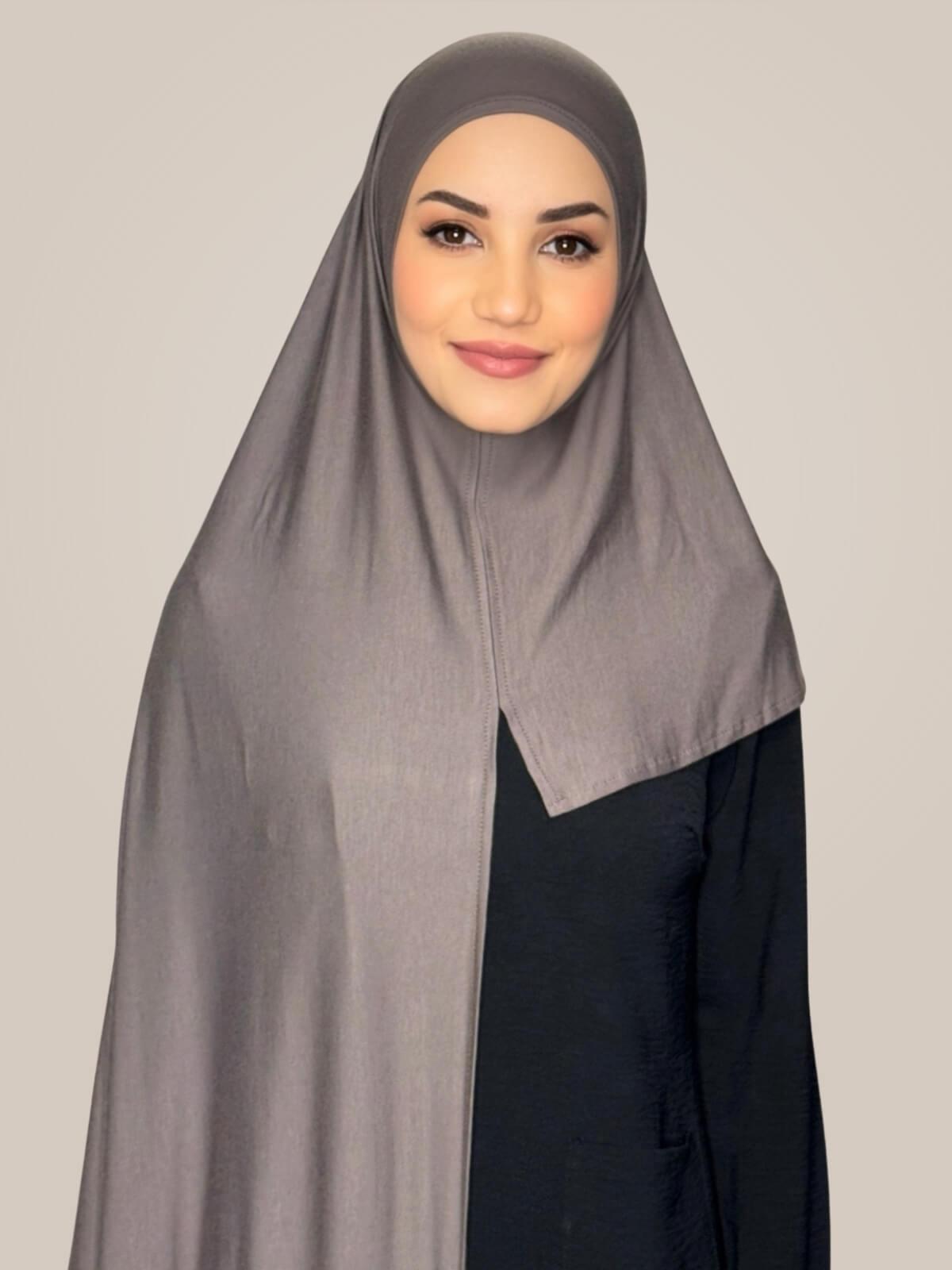 Pre-Sewn Jersey Hijab-Hazel