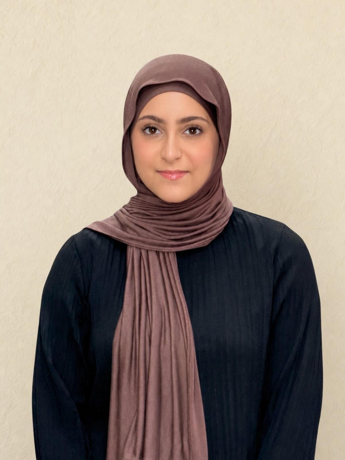 Modish Girl Premium Jersey Hijab-Mocha Brown