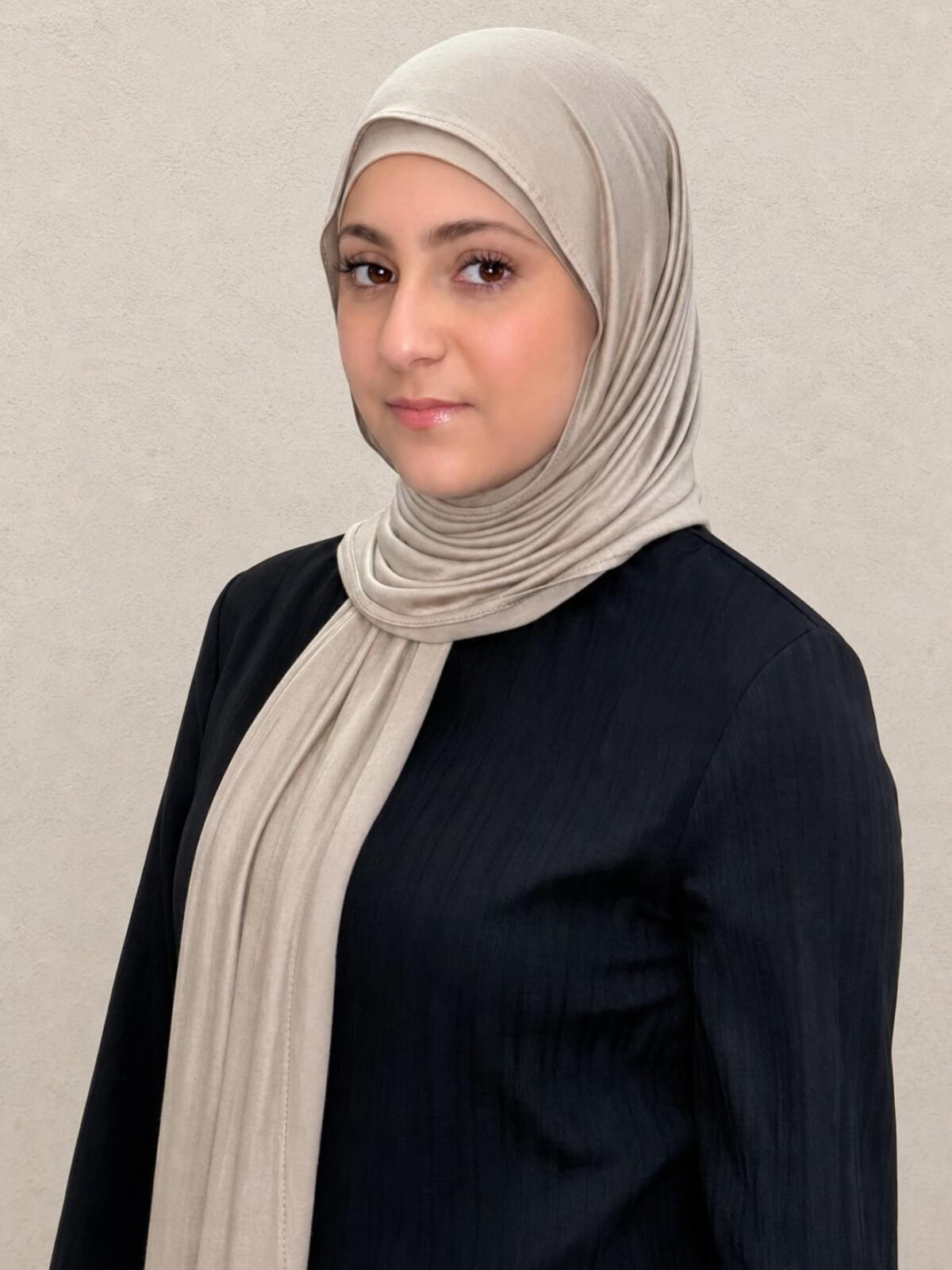 Modish Girl Premium Jersey Hijab-Vanilla