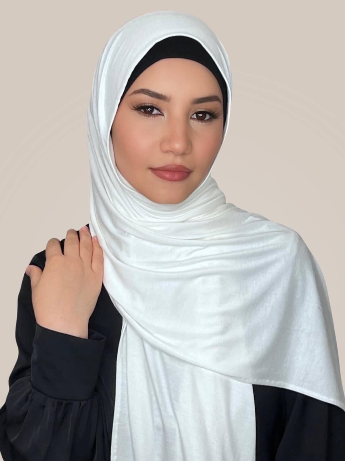Classic Jersey Hijab-Off White