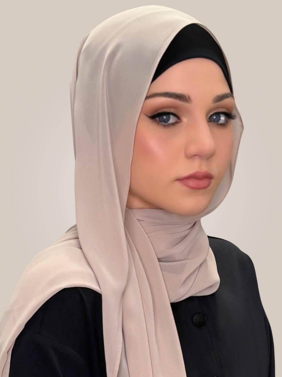 Luxury Chiffon Hijab-Oat