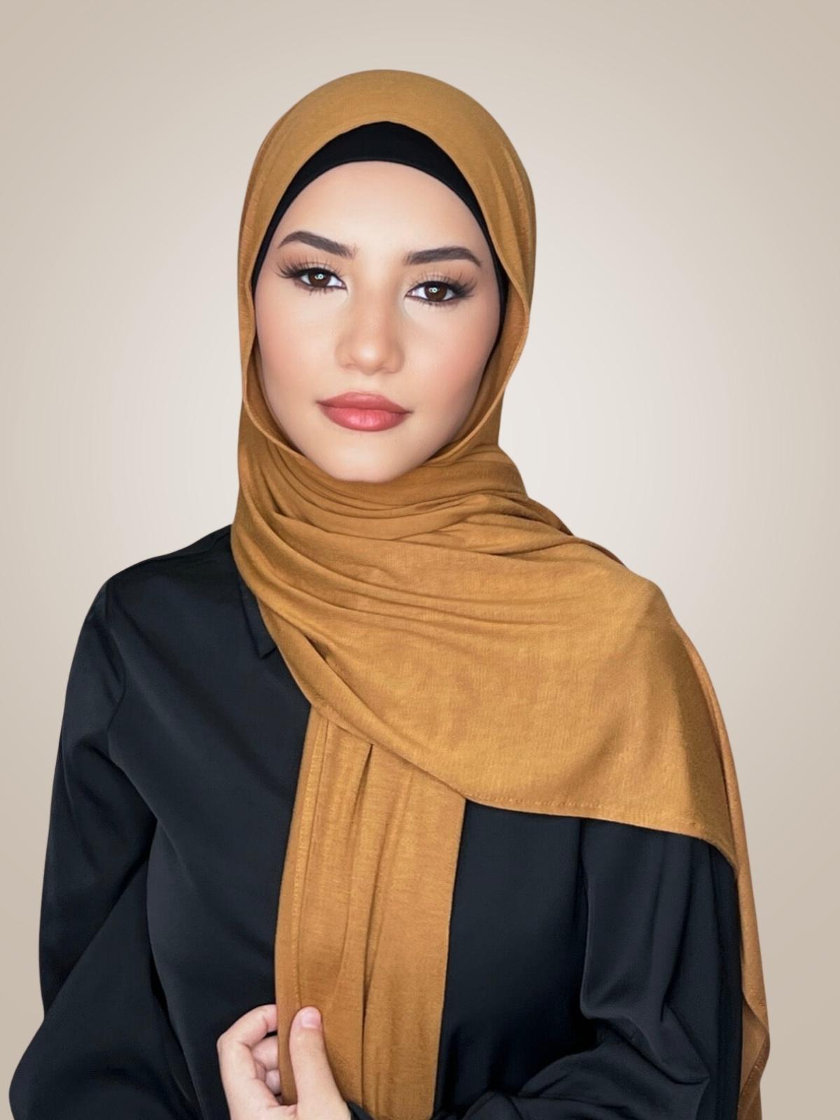 Classic Jersey Hijab-Goldenrod
