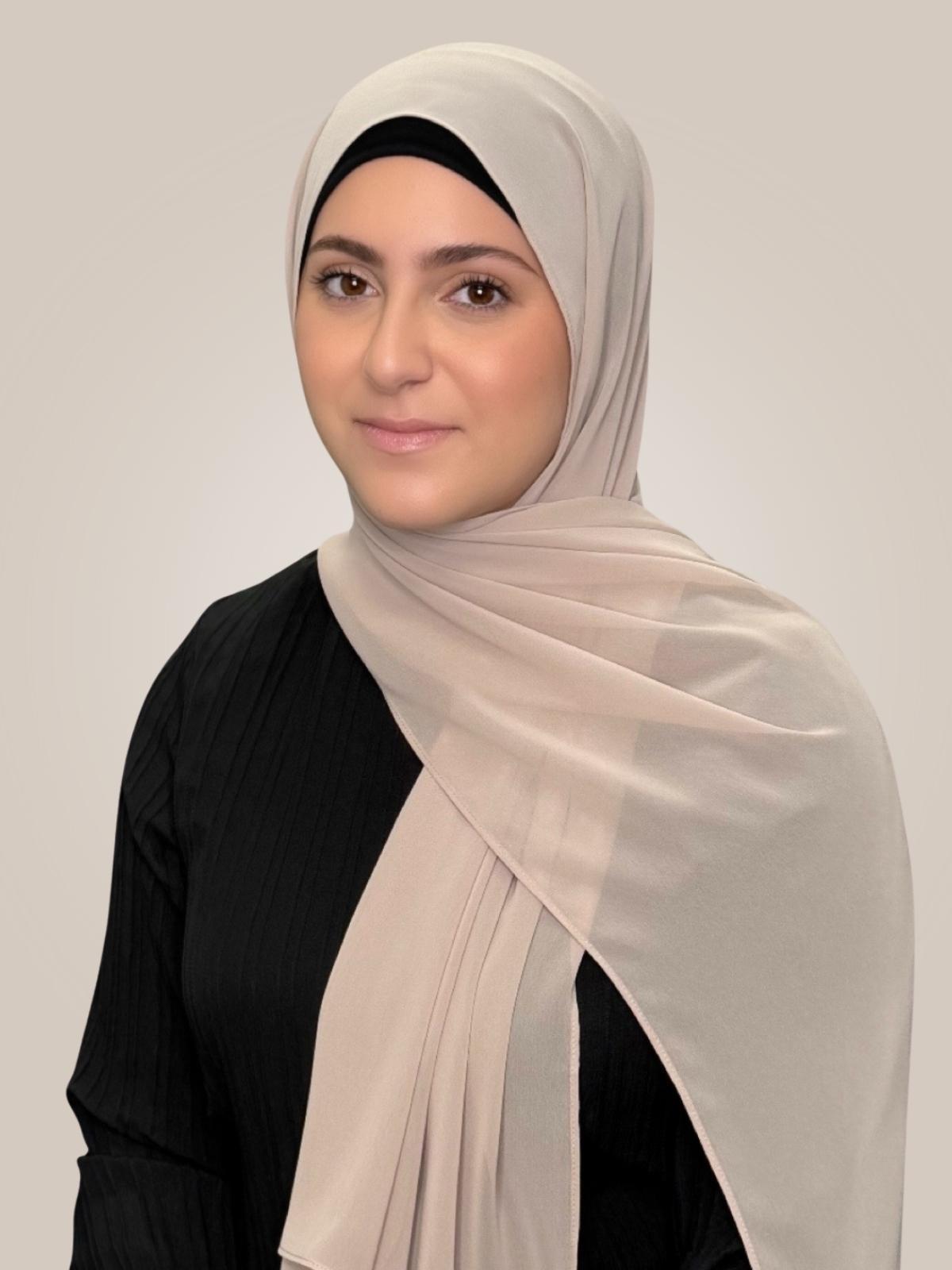 Modish Girl Luxury Chiffon Hijab-Oat