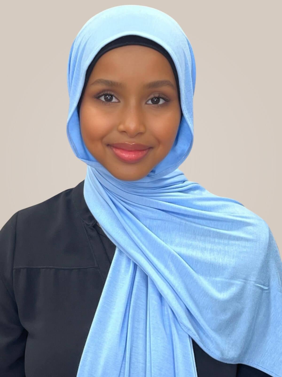 Classic Jersey Hijab-Baby Blue