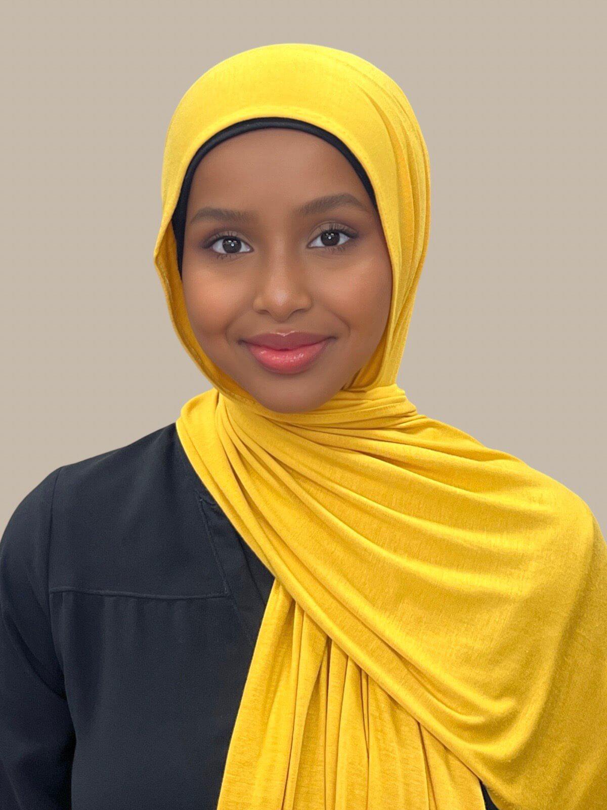 Classic Jersey Hijab-Mustard