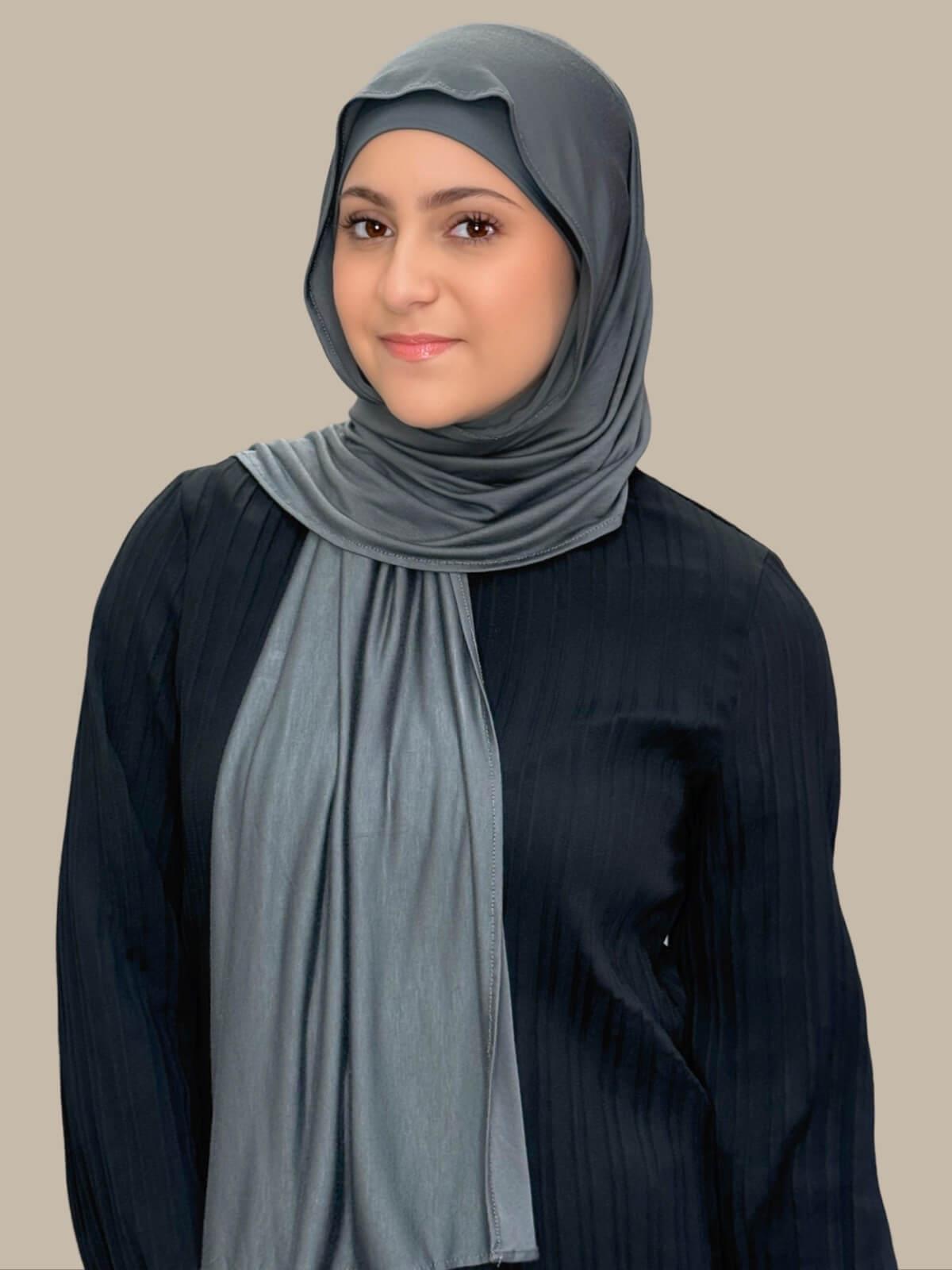 Modish Girl Premium Jersey hijab-Pebble Grey