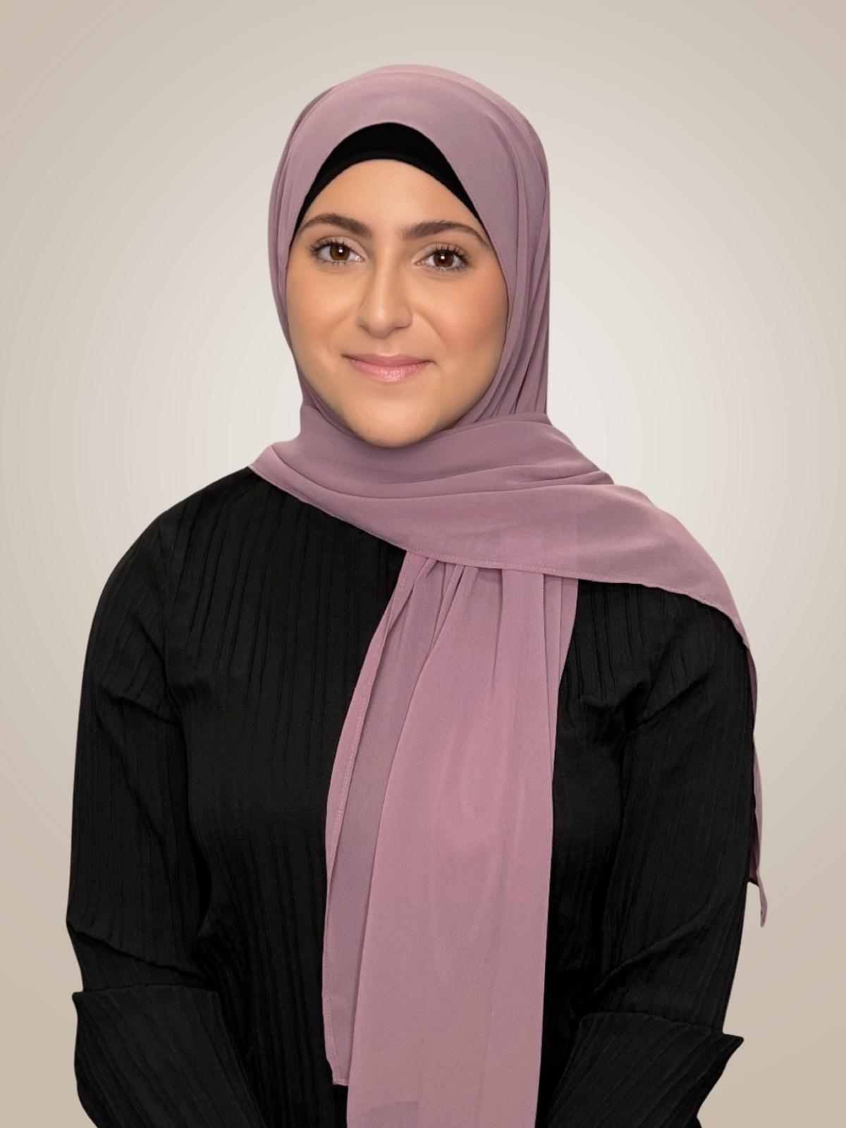 Modish Girl Luxury Chiffon Hijab-Rose Taupe