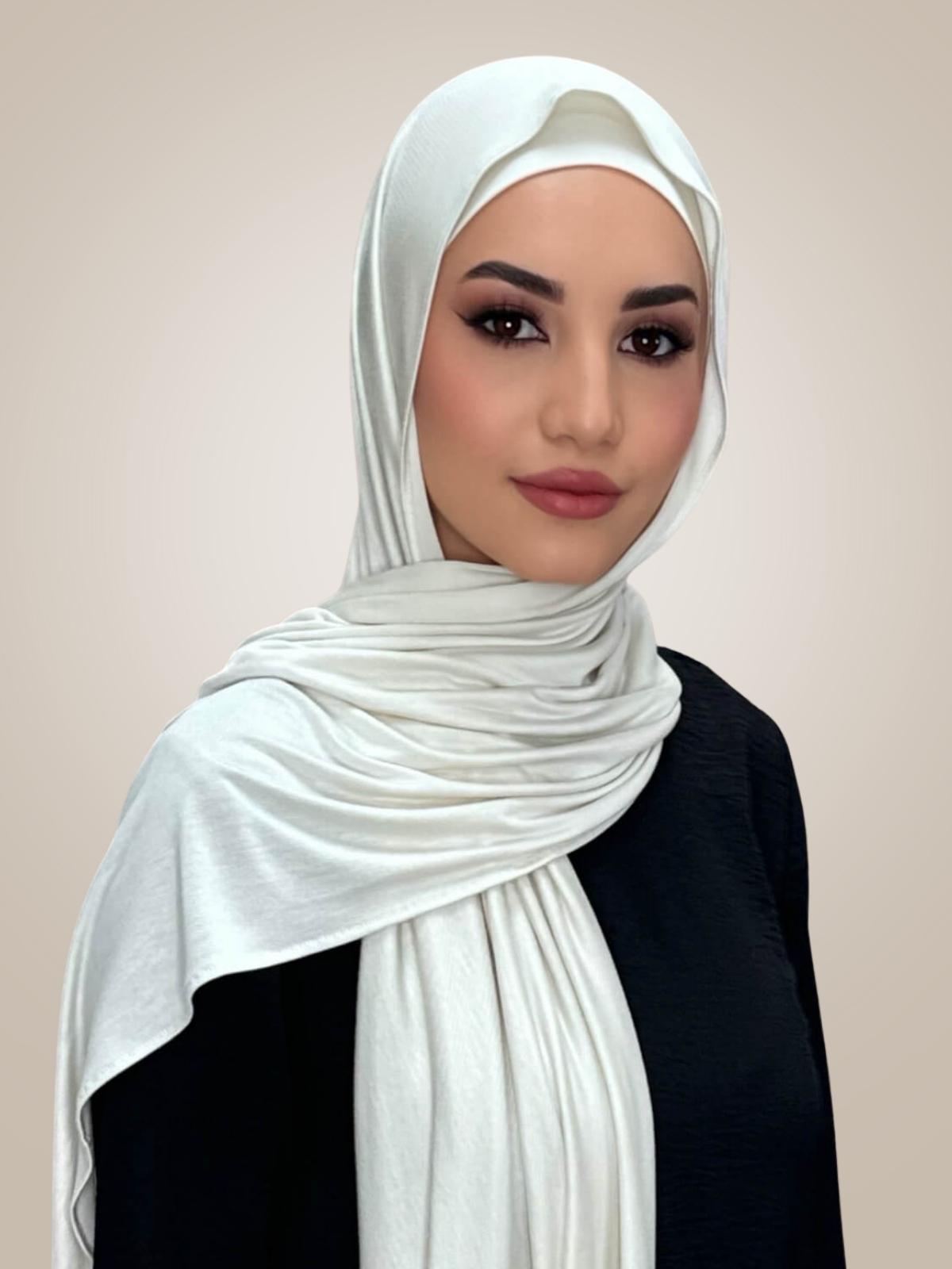 Premium Jersey Hijab-Ivory