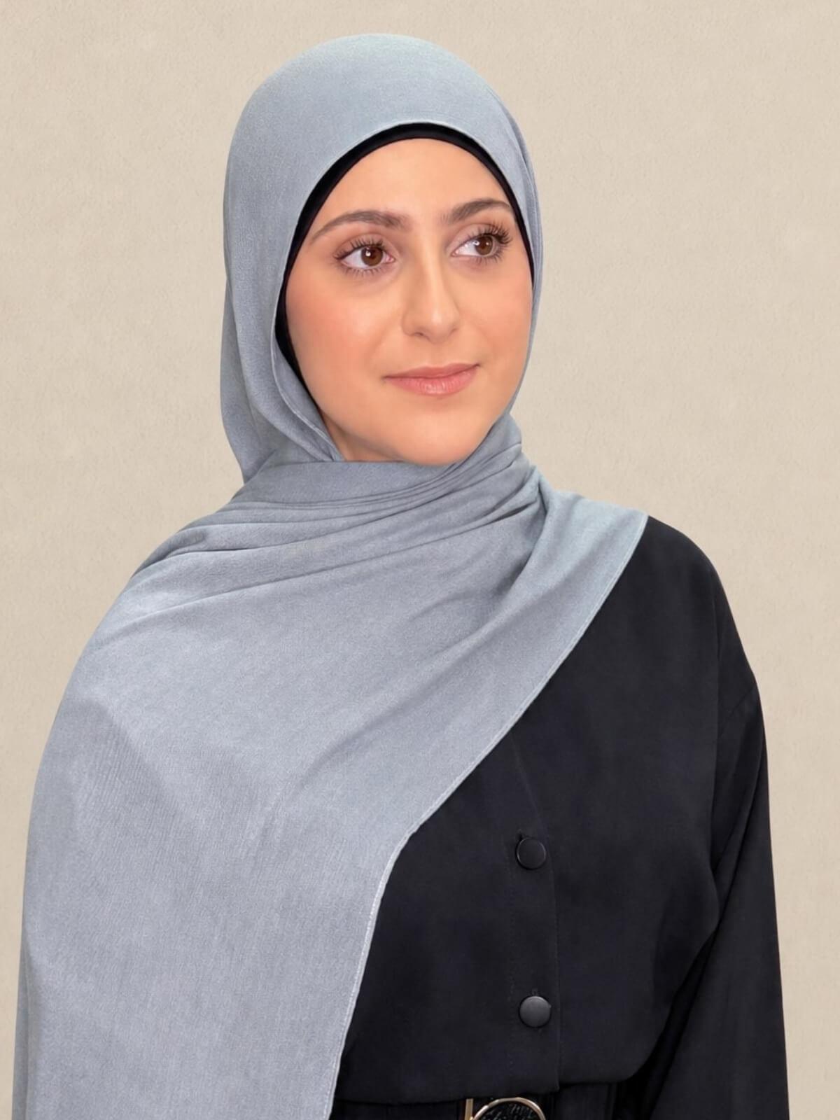Modish Girl Cotton Modal Hijab-Fossil