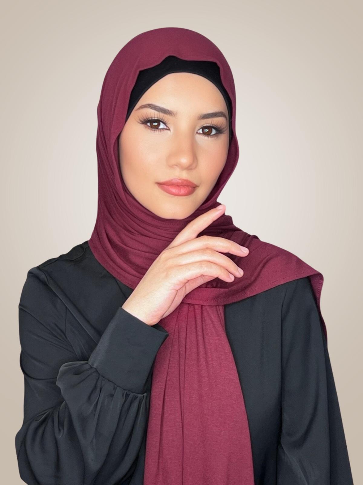 Classic Jersey Hijab-Plum
