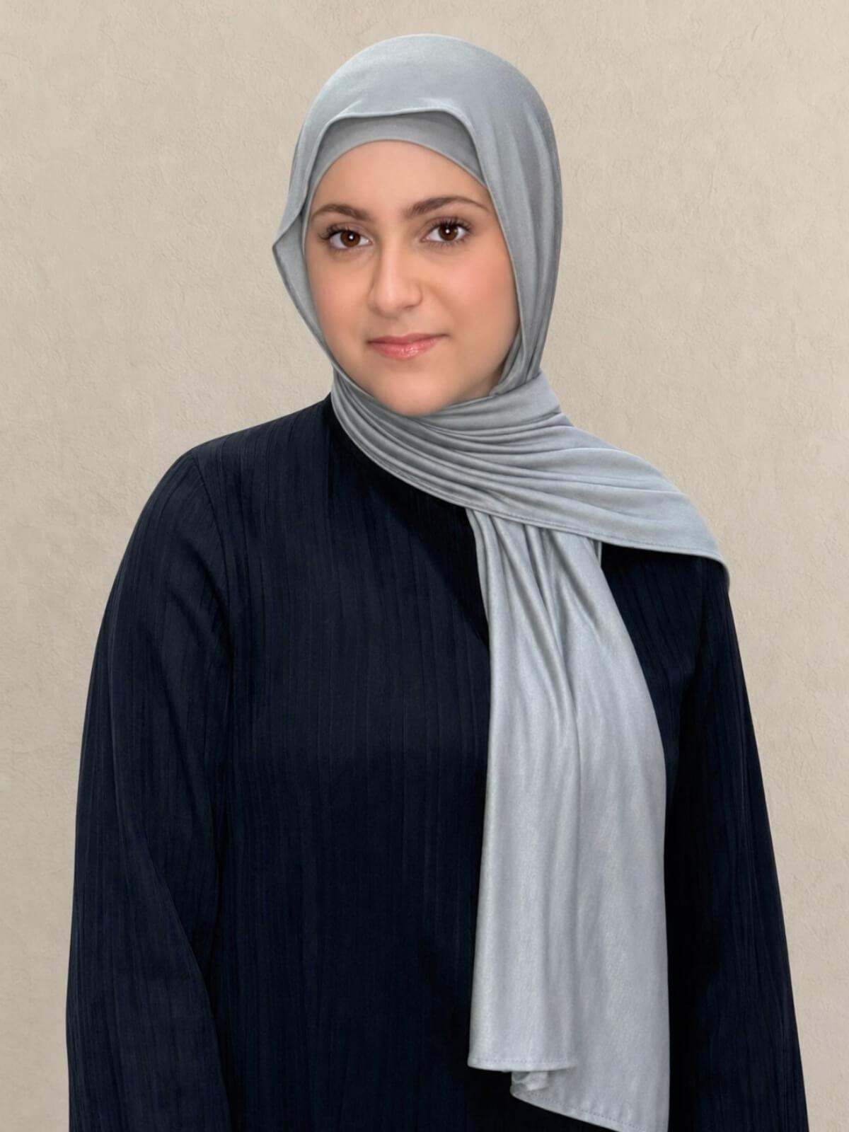 Modish Girl Premium Jersey Hijab-Chic Grey
