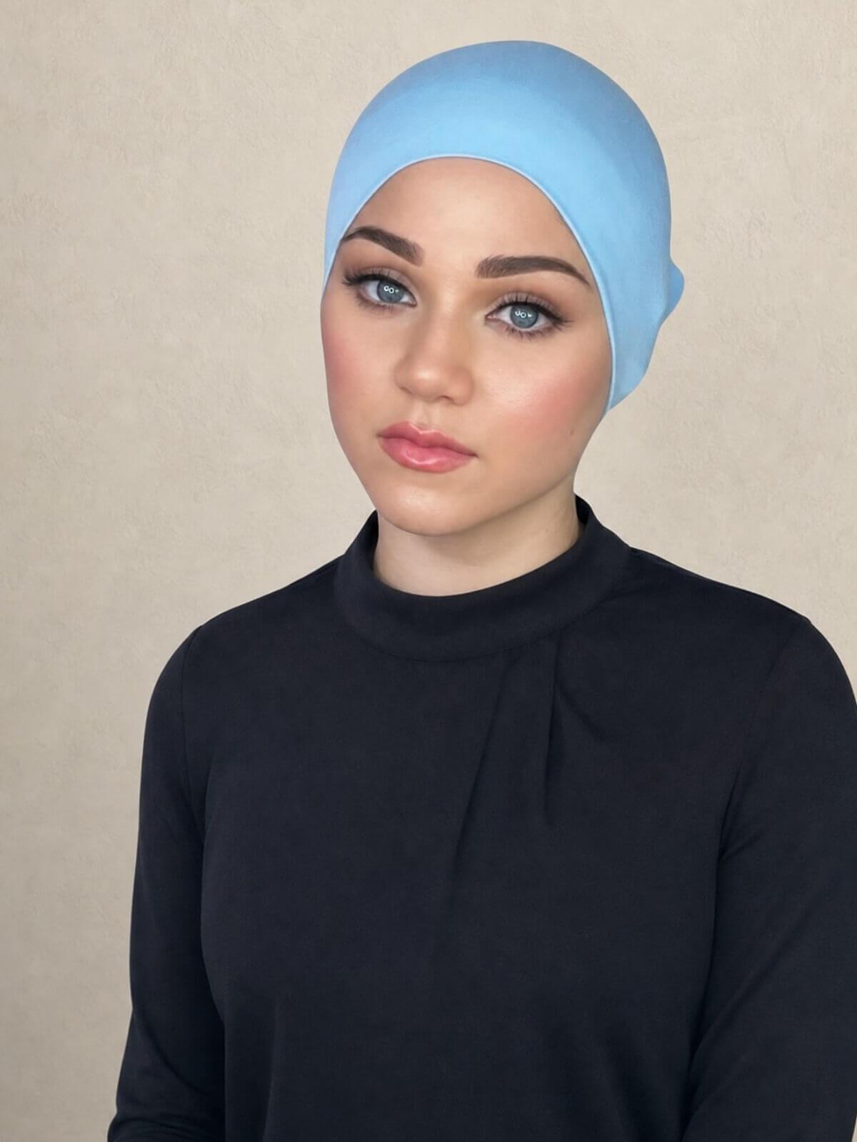Premium Jersey Underscarf-Baby Blue