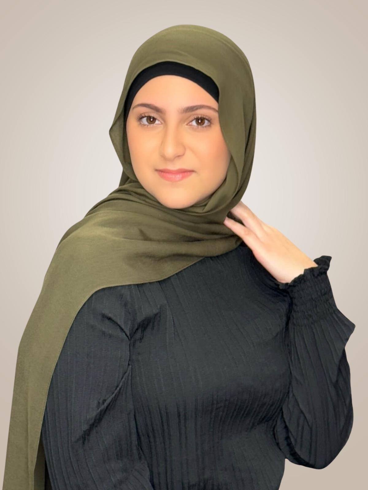 Modish Girl Cotton Modal Hijab-Sunlit Sage