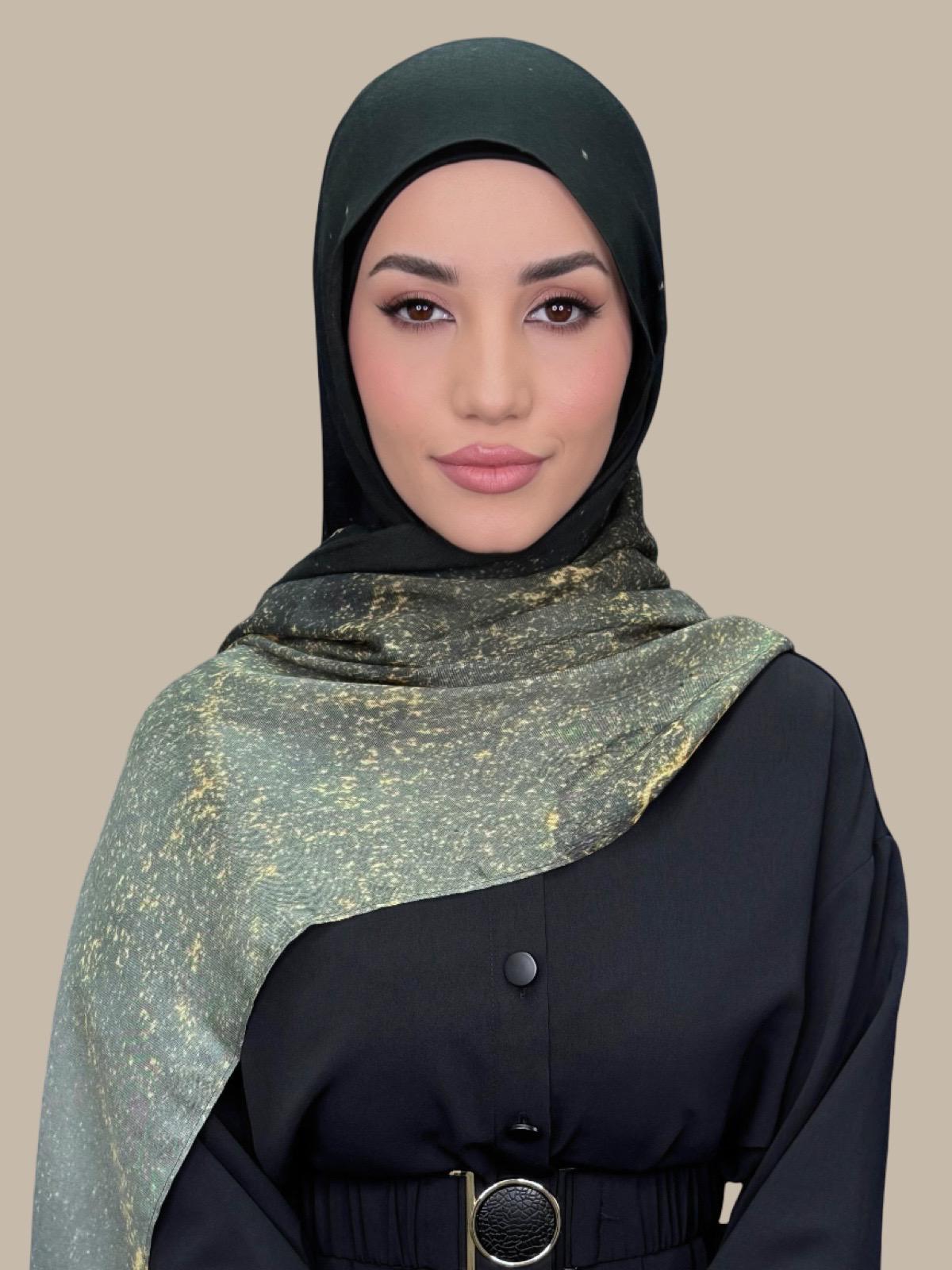 Print Modal Hijab-Golden Dune