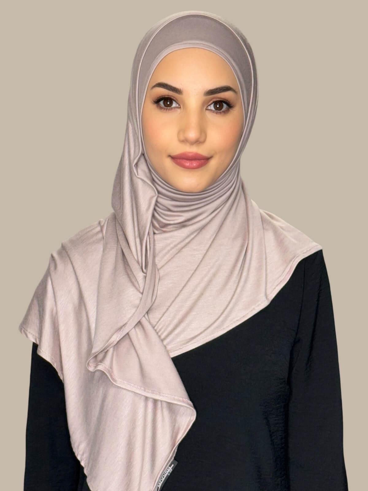 Sphinx Pre-Sewn Jersey Hijab front view on model