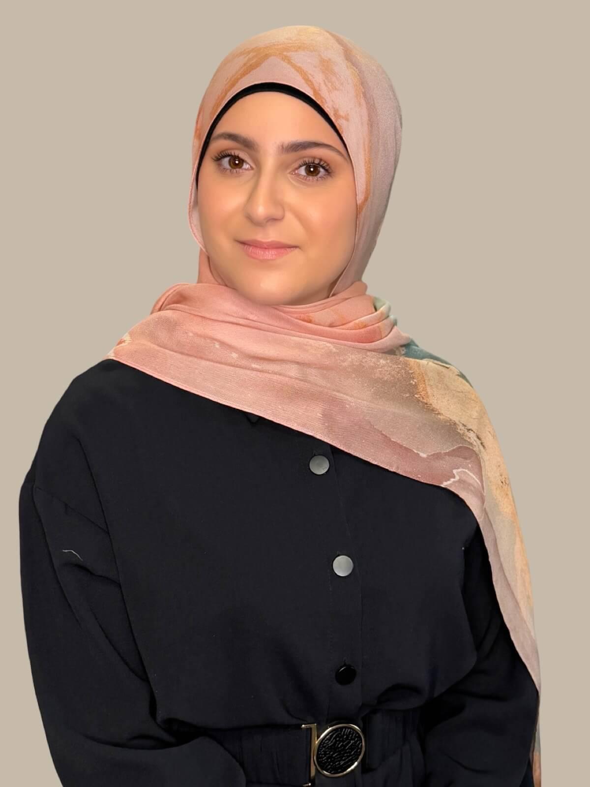 Modish Girl Print Modal Hijab-Sedona Sage