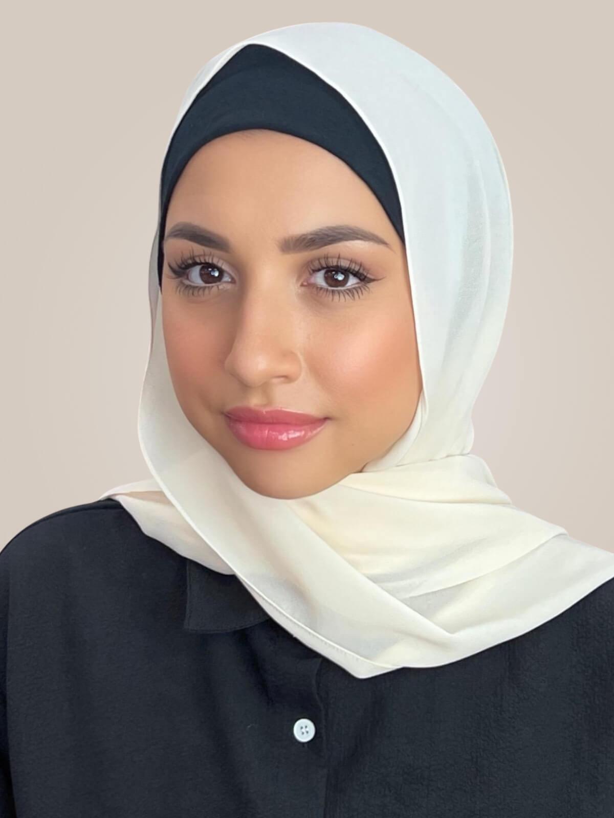 Classic Chiffon Hijab-Seashell