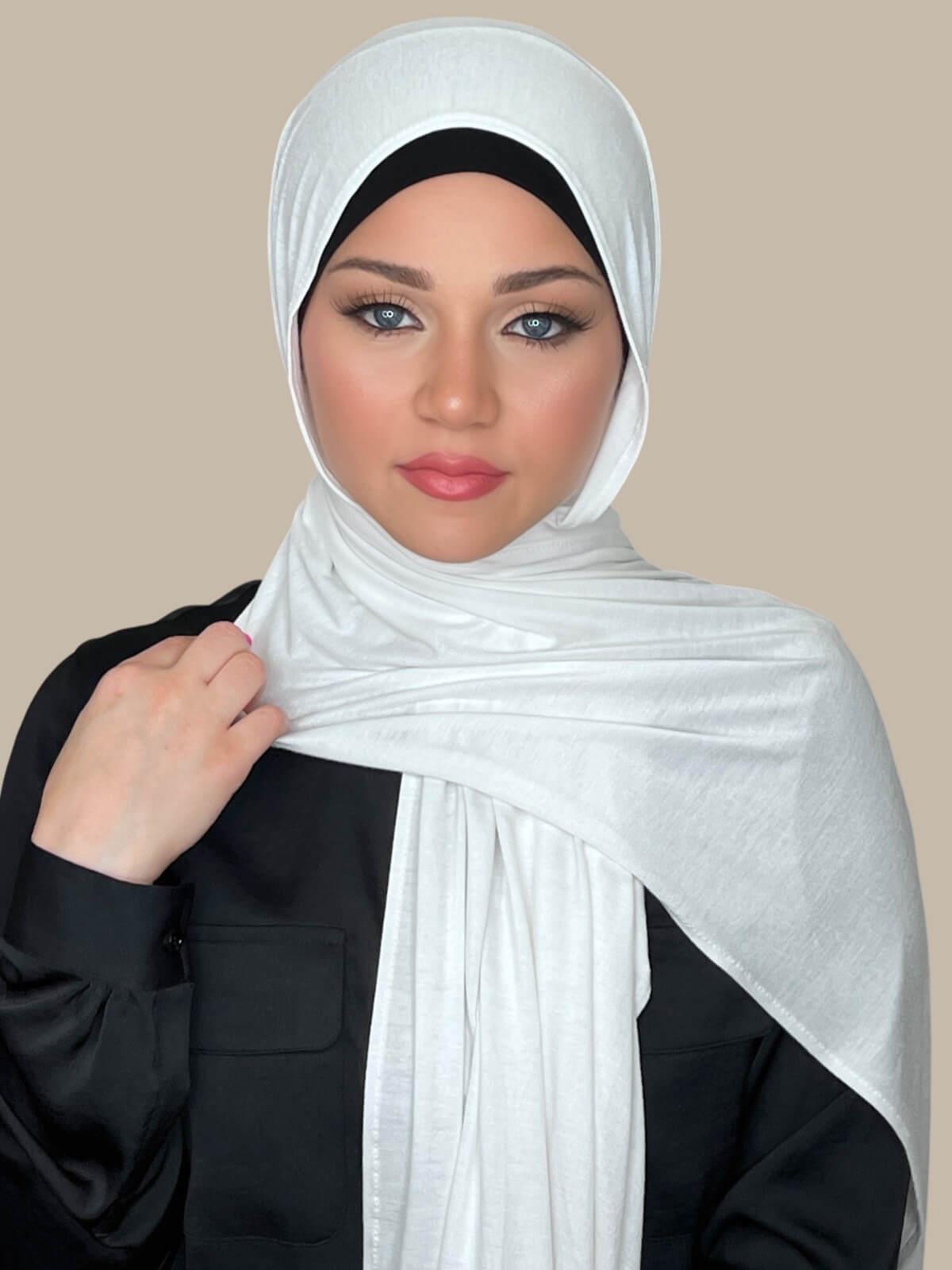Classic Jersey Hijab-White