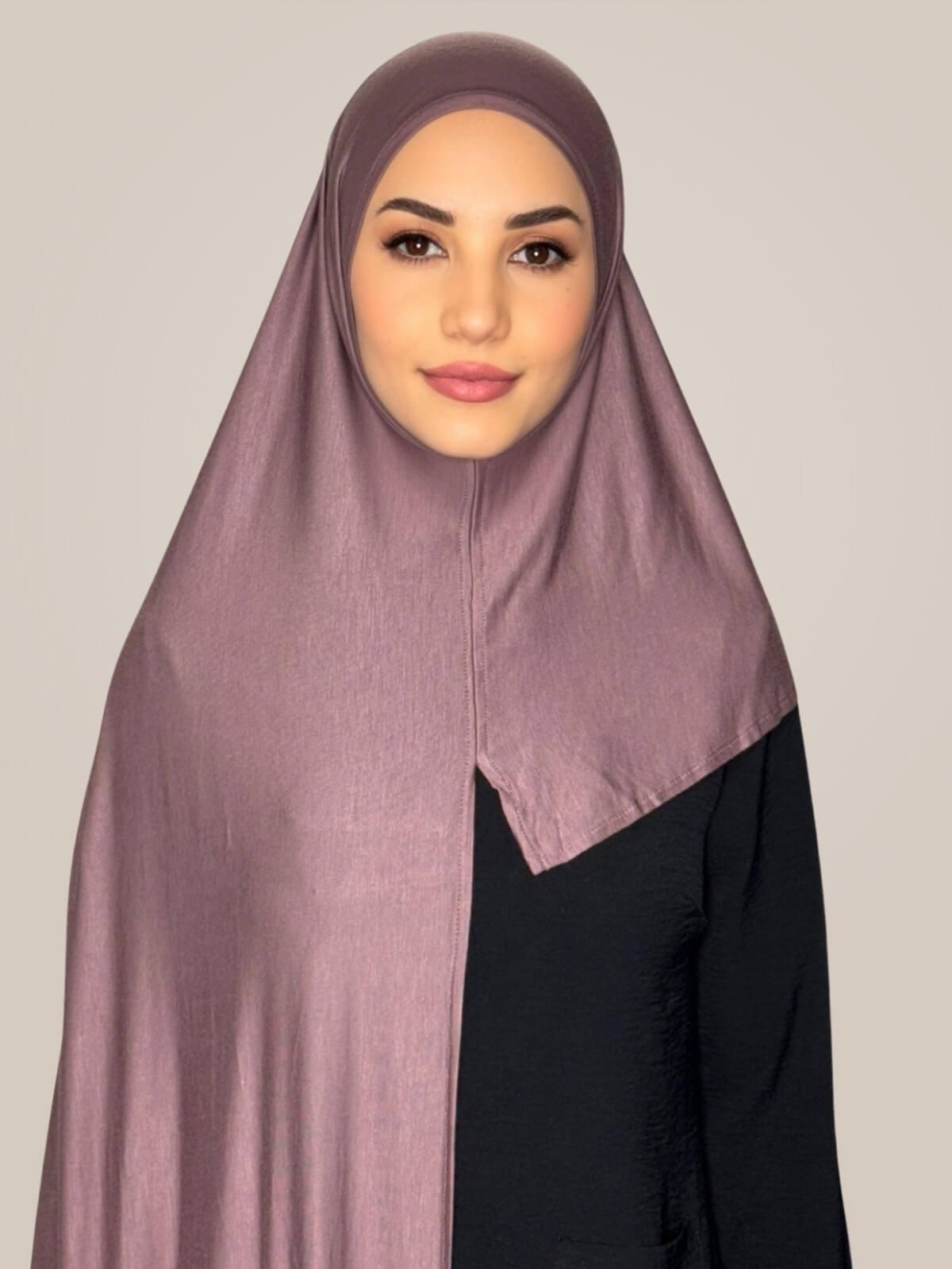 Pre-Sewn Jersey Hijab-Rose Taupe