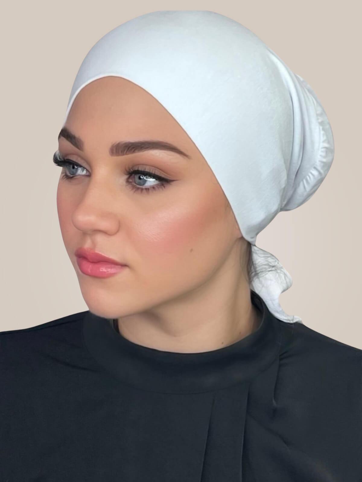 Tie back underscarf-white