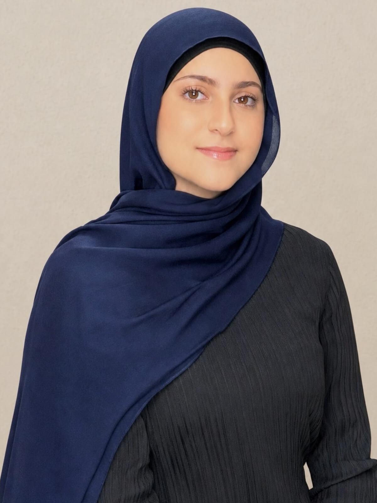 Modish Girl Cotton Modal Hijab-Sea Storm