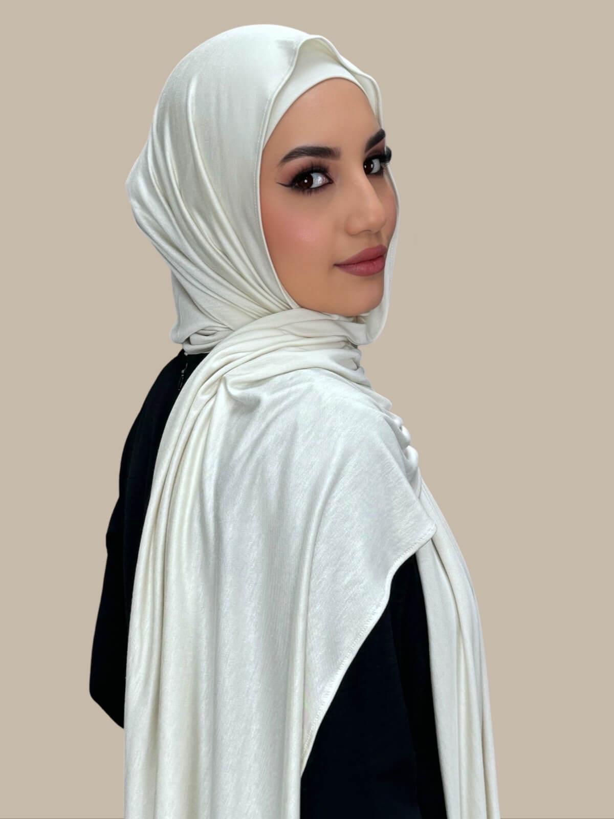 Premium Jersey Hijab-Ivory