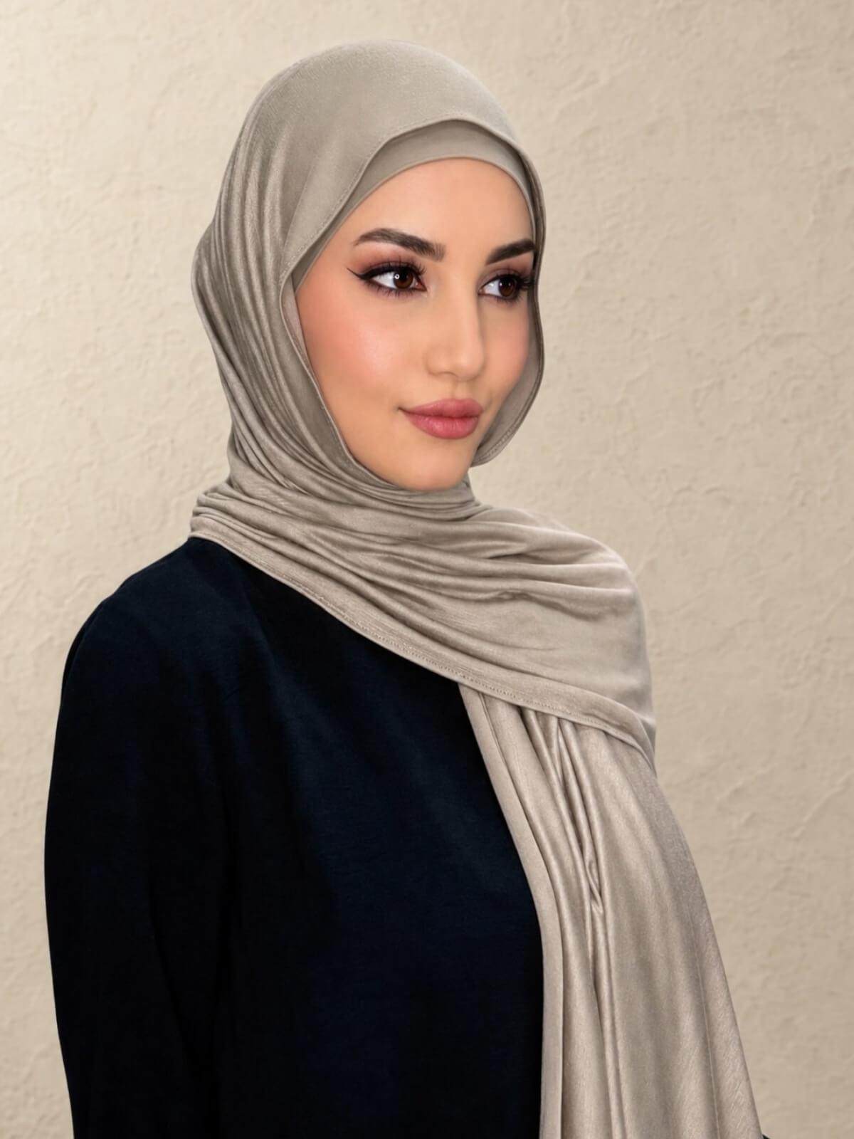 Premium Jersey Hijab-Desert