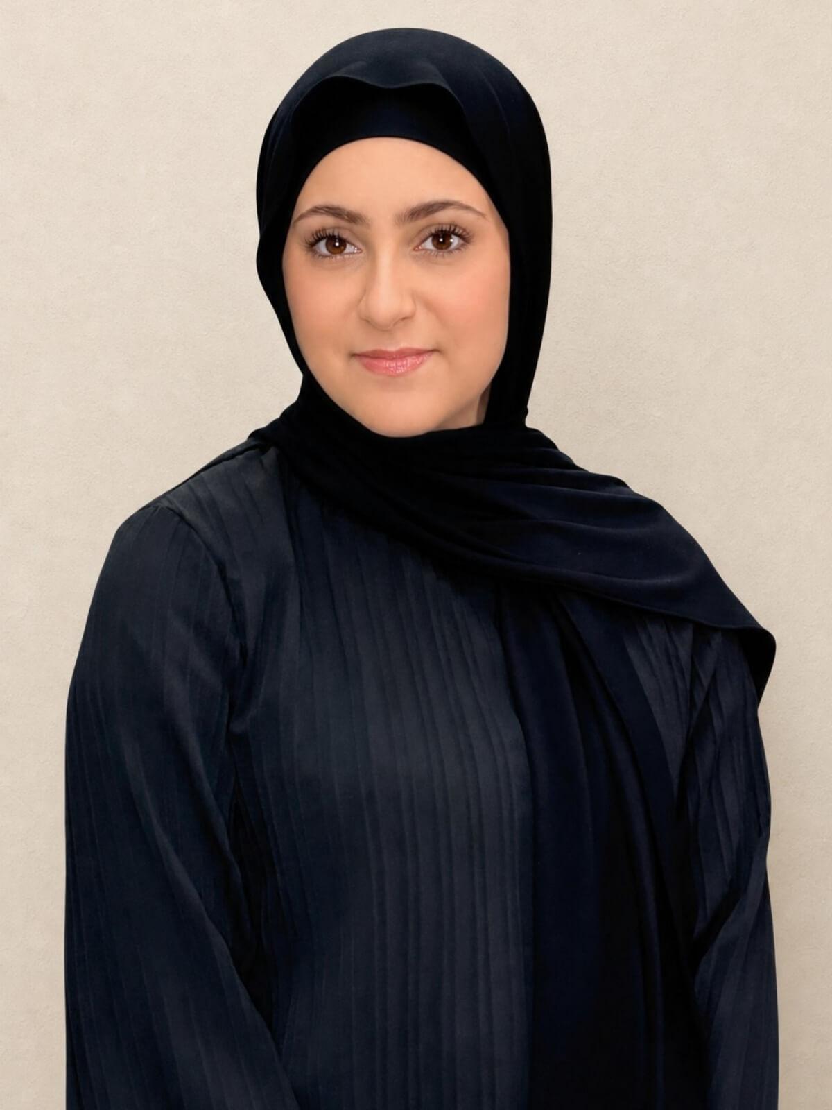 Modish Girl Premium Jersey Hijab-Black