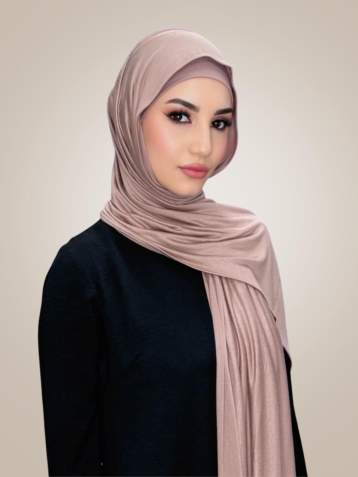 Premium Jersey Hijab-Pale Taupe
