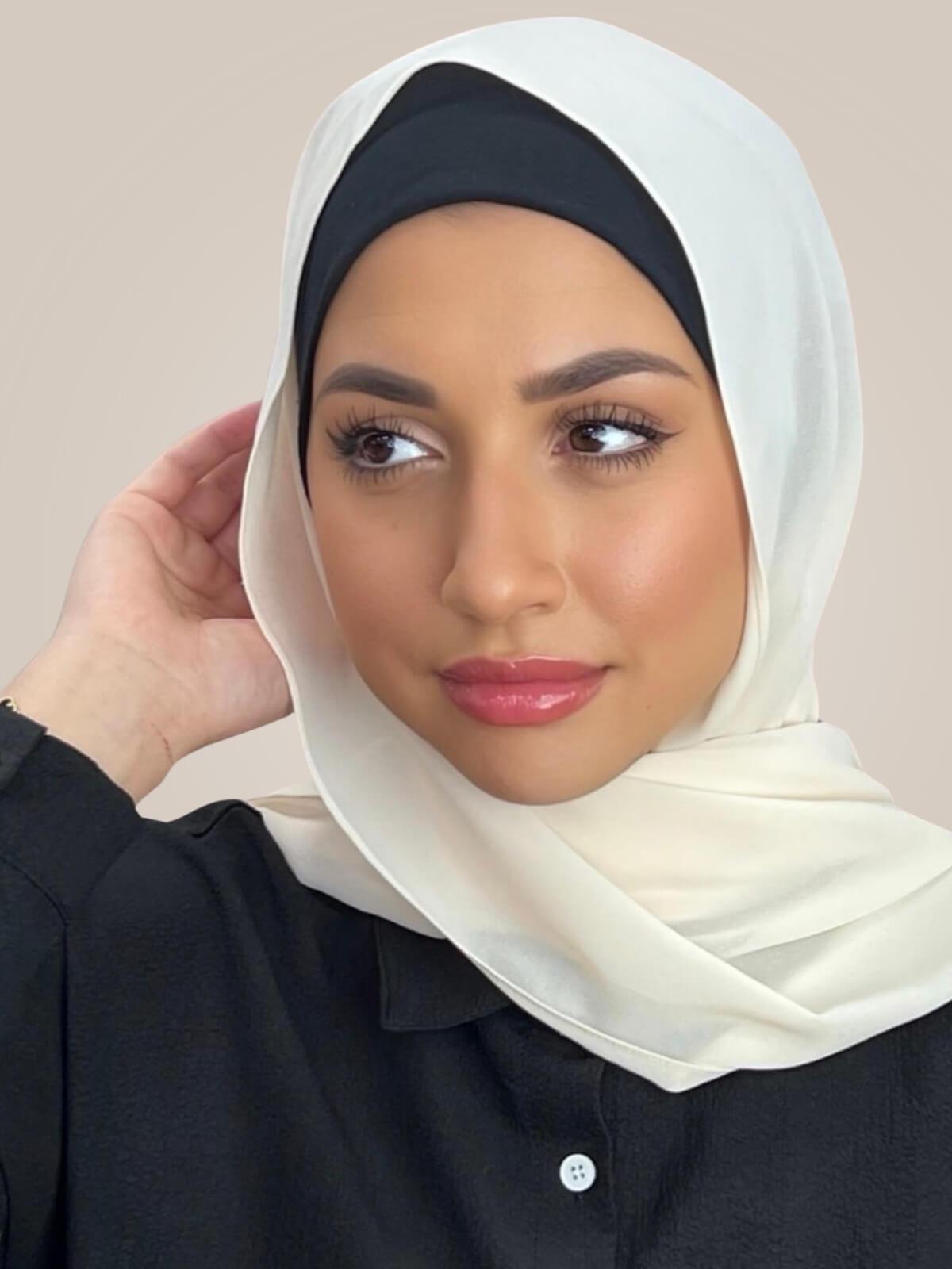 Classic Chiffon Hijab-Seashell