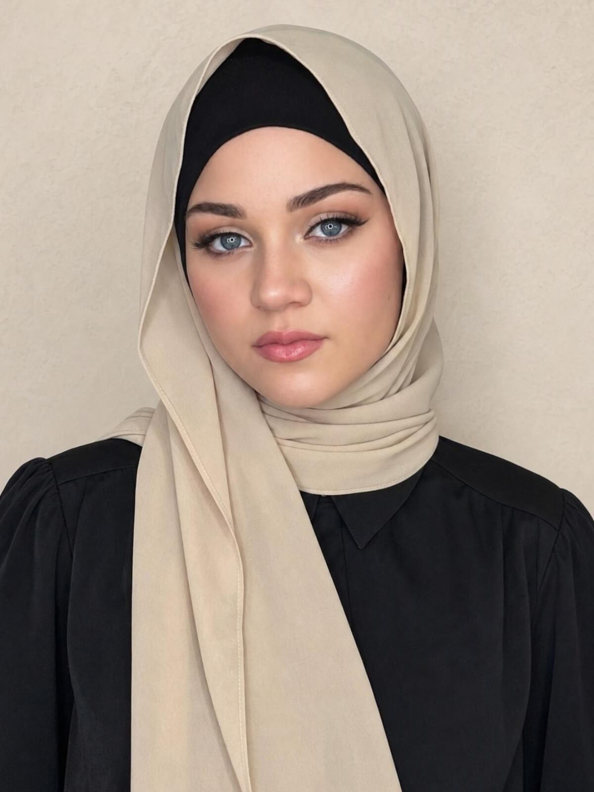 Classic Chiffon Hijab-Camel