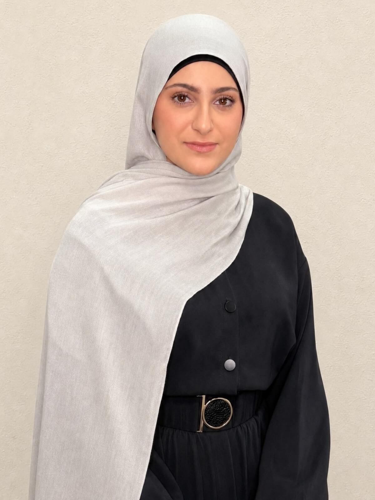 Modish Girl Cotton Modal Hijab-Pearl River