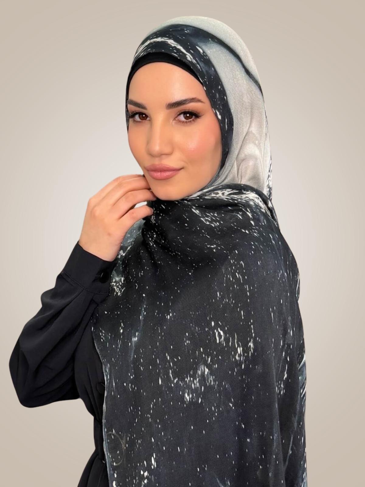 Print Modal Hijab-Milan Noir