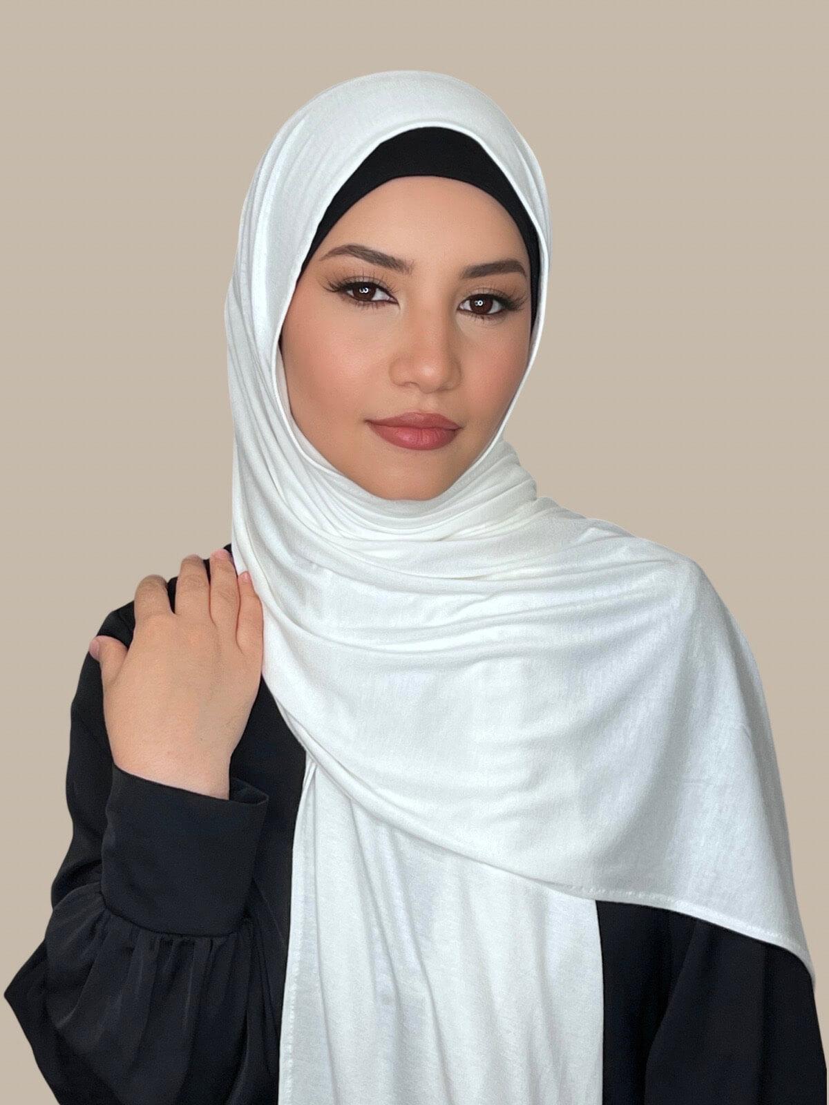 Classic Jersey Hijab-Off White