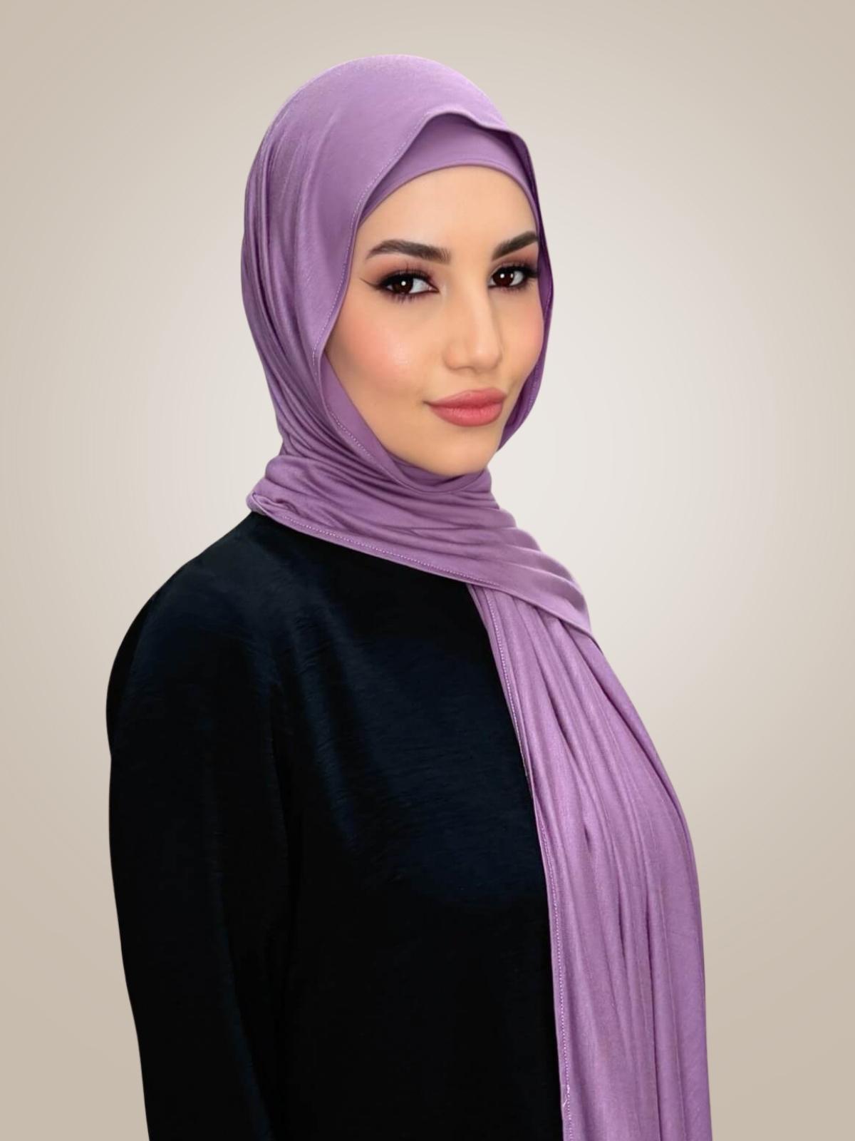 Premium Jersey hijab-Mauve Taupe