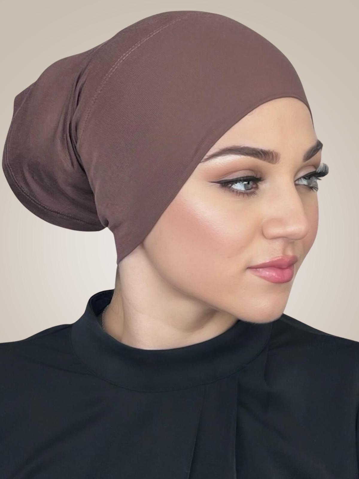 Premium Jersey Underscarf-Mocha Brown
