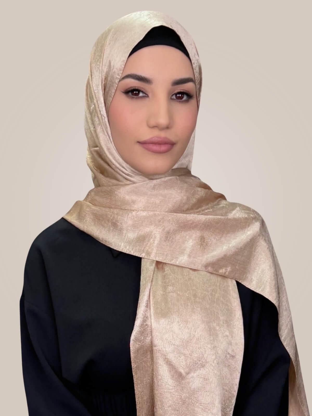 Classic Satin Hijab-Nude