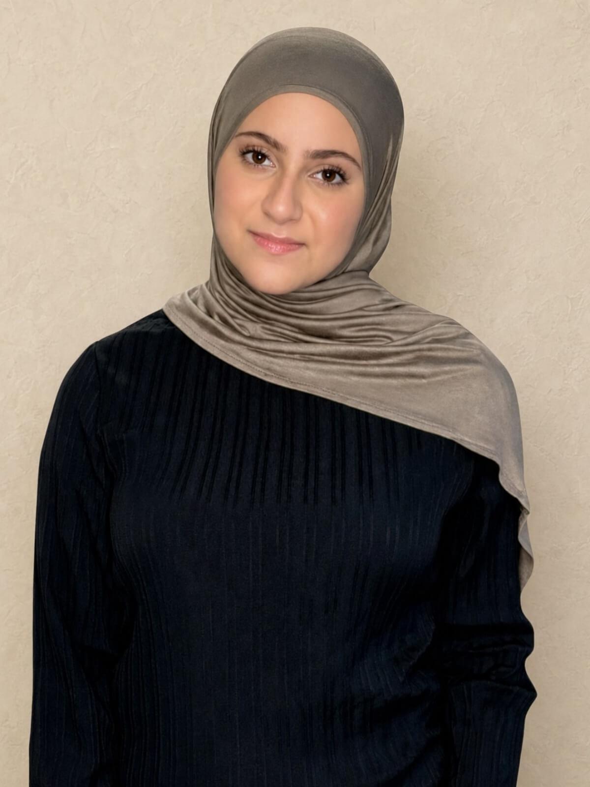 Modish Girl Pre-Sewn Jersey Hijab-Sandstone