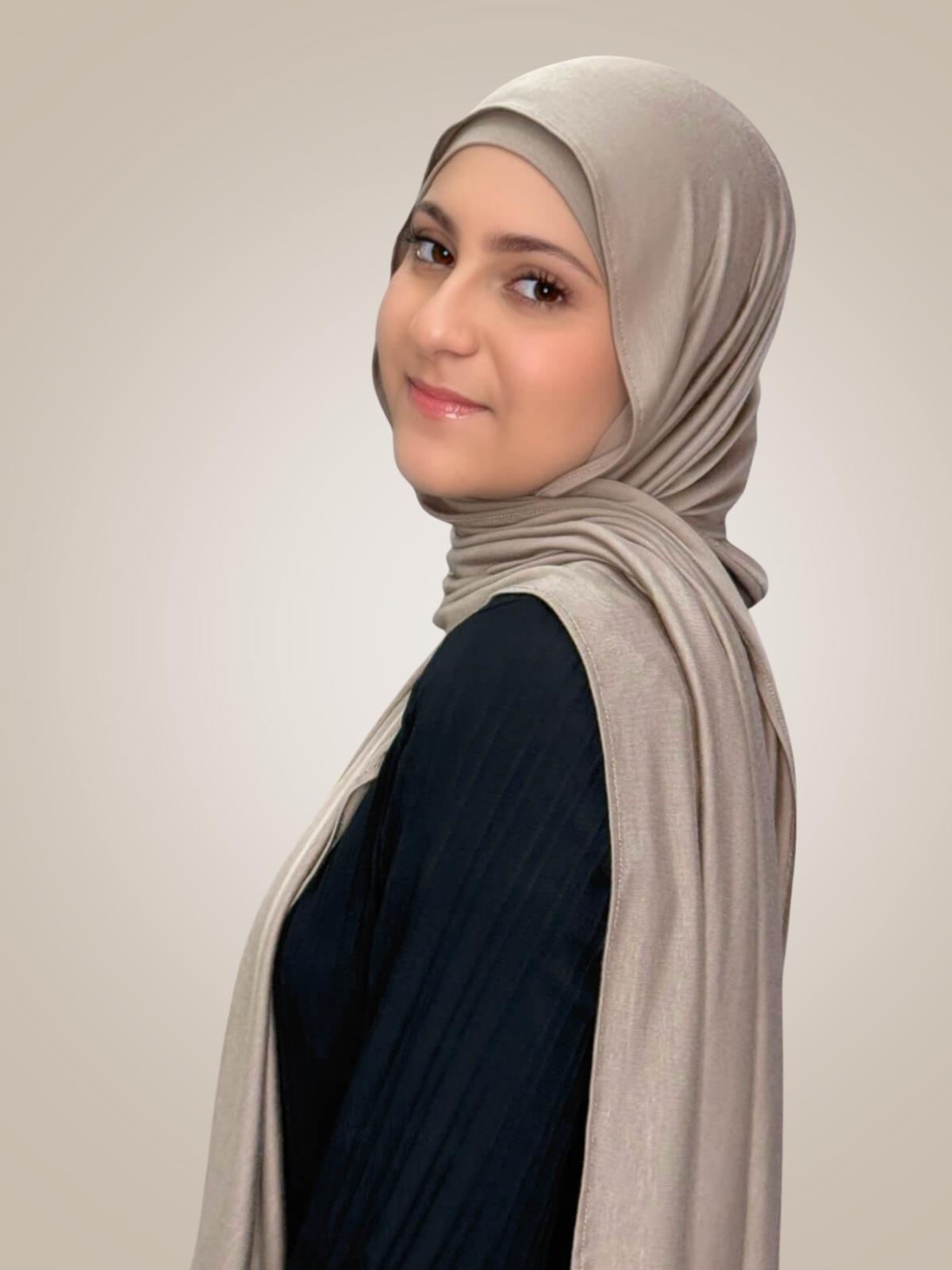 Modish Girl Premium Jersey hijab-Desert