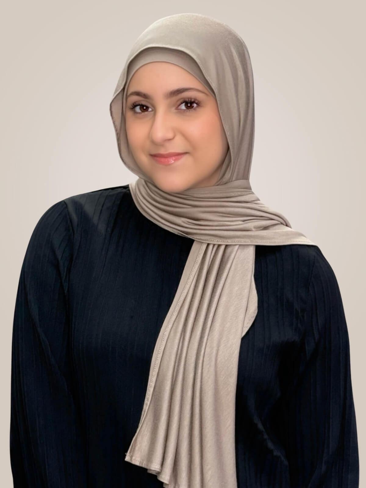 Modish Girl Premium Jersey hijab-Desert