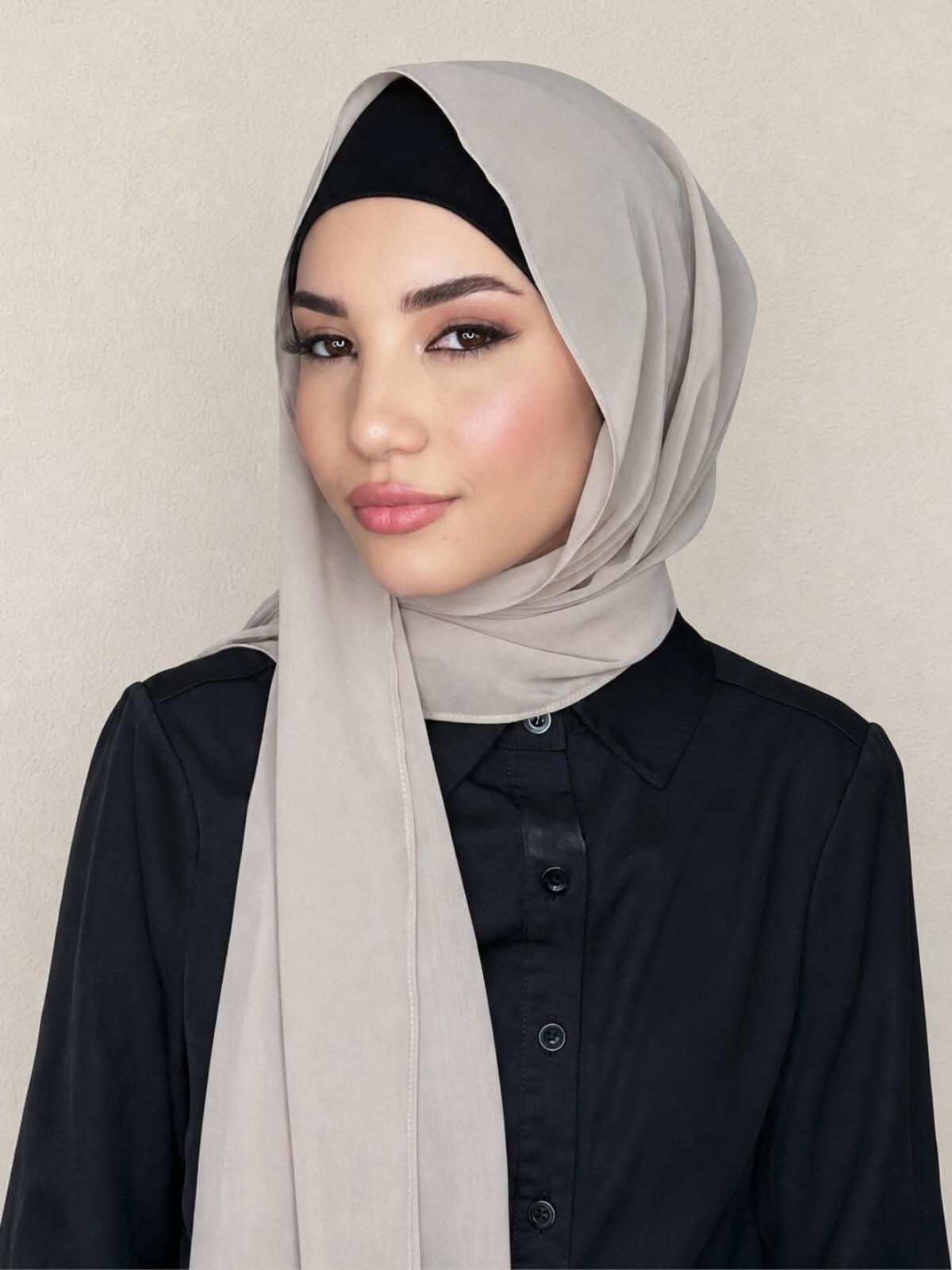 Luxury Chiffon Hijab-Desert