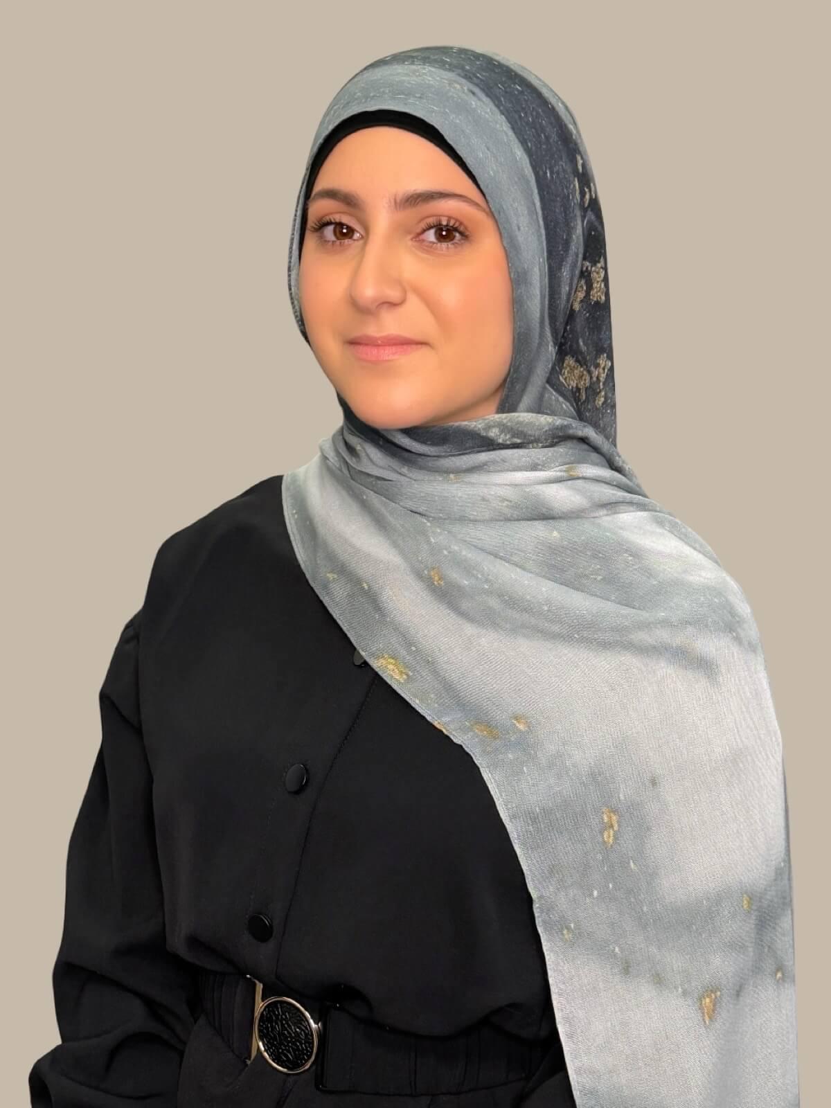 Modish Girl Print Modal Hijab-London Fog