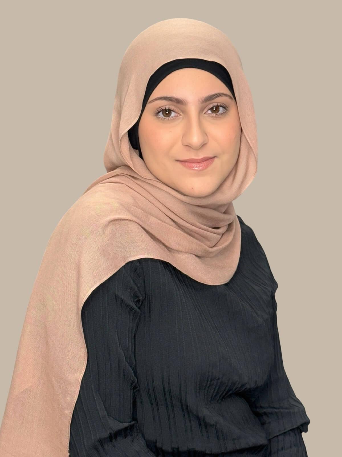 Modish Girl Cotton Modal Hijab-Cocoa Beige