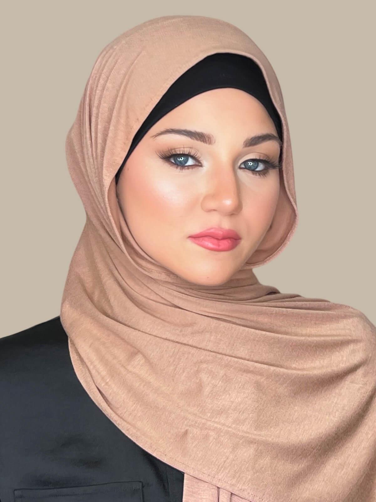 Classic Jersey Hijab-Coffee