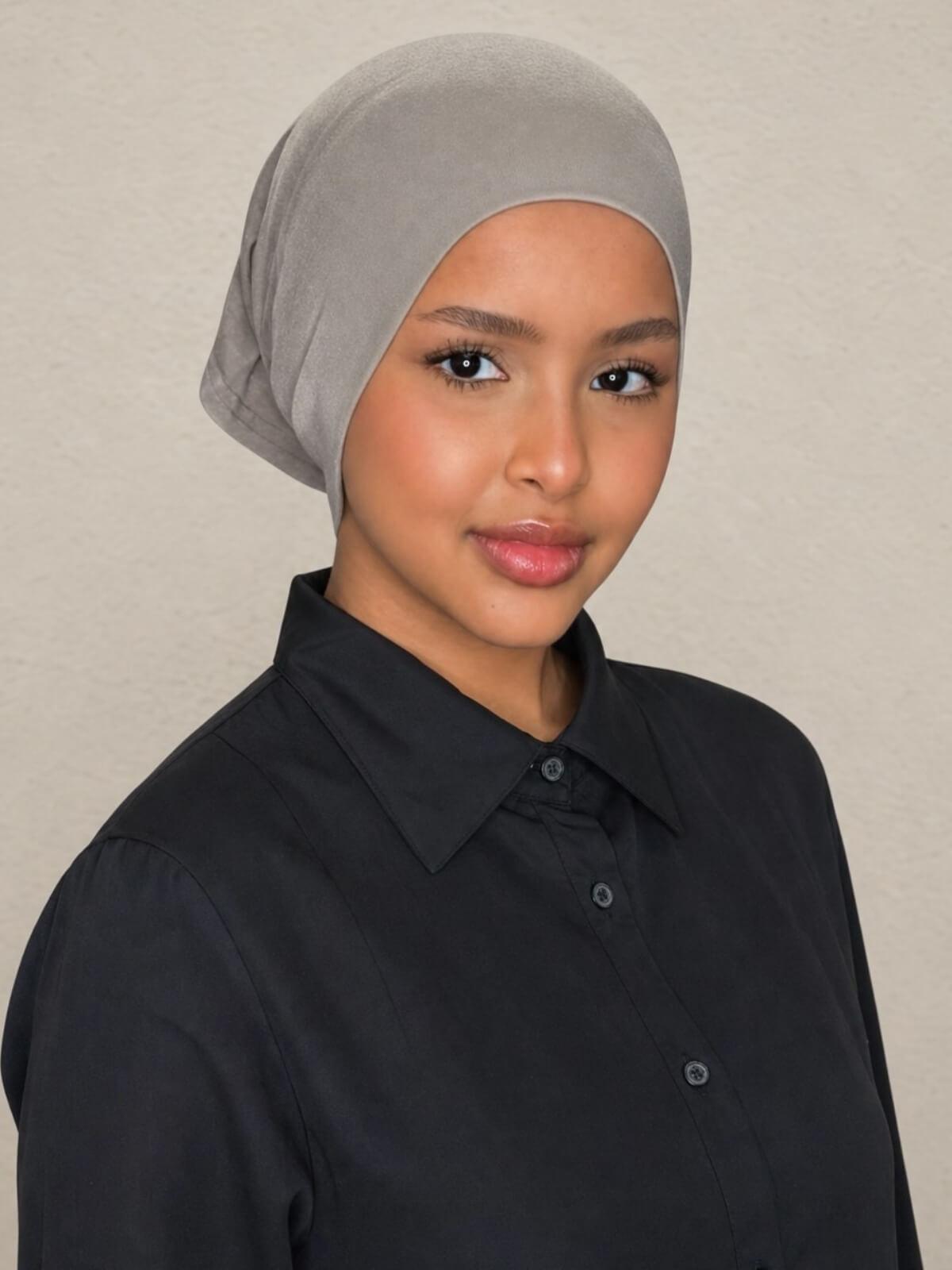 Premium Cotton Underscarf-Truffle