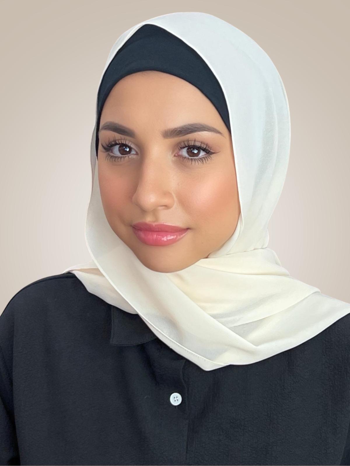 Classic Chiffon Hijab-Seashell