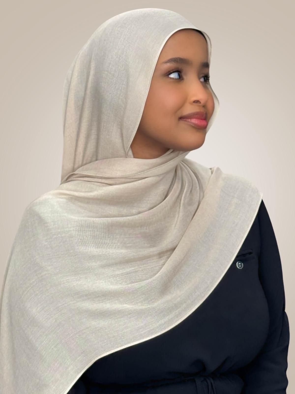 Cotton Modal Hijab-Sand