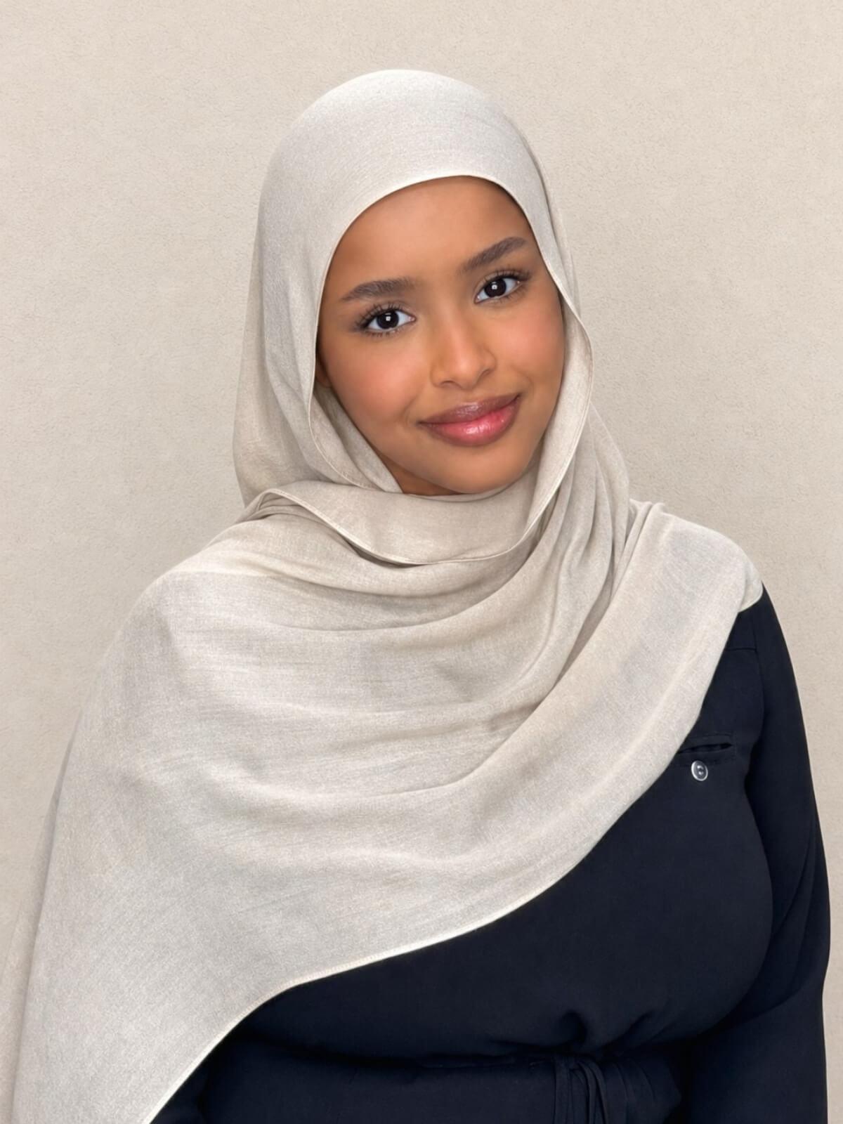 Cotton Modal Hijab-Sand